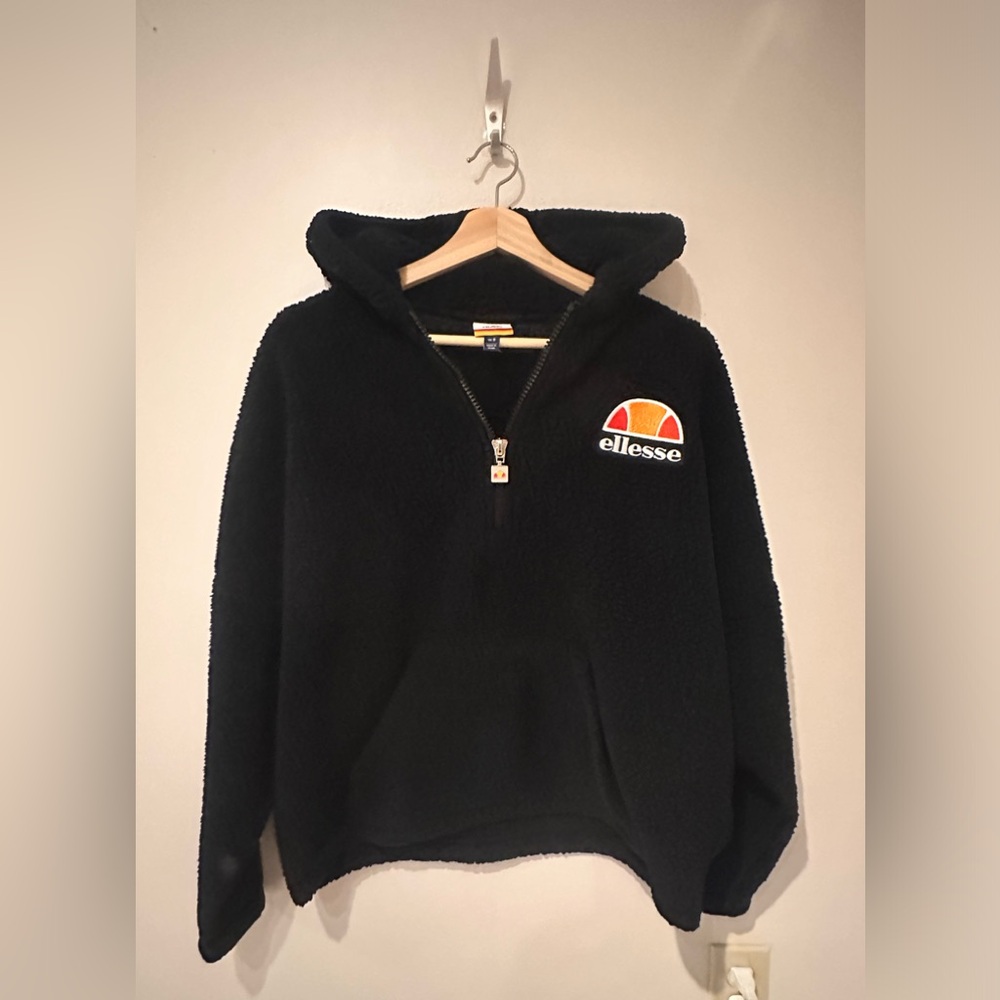 Ellesse teddy half zip up